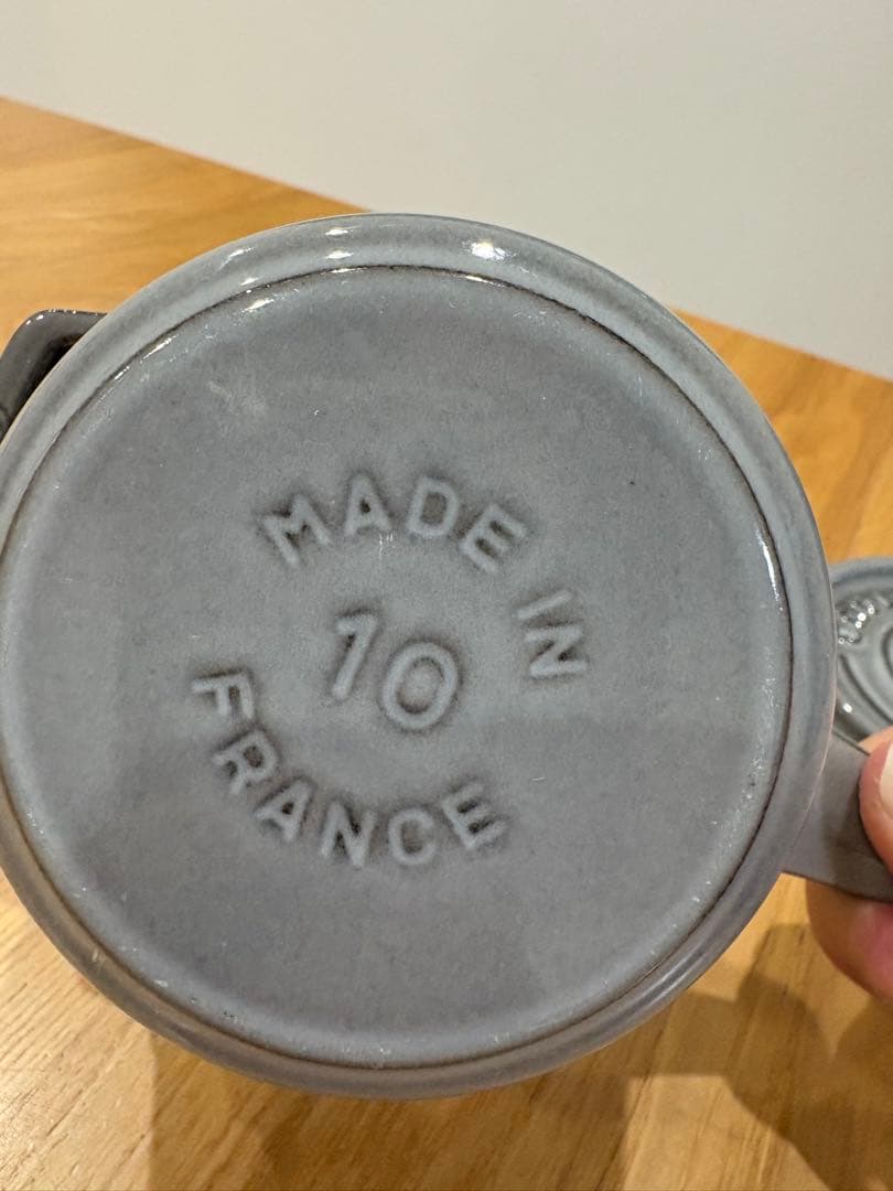 【未使用】ストウブ staub ミニソースパン　10cm グレー