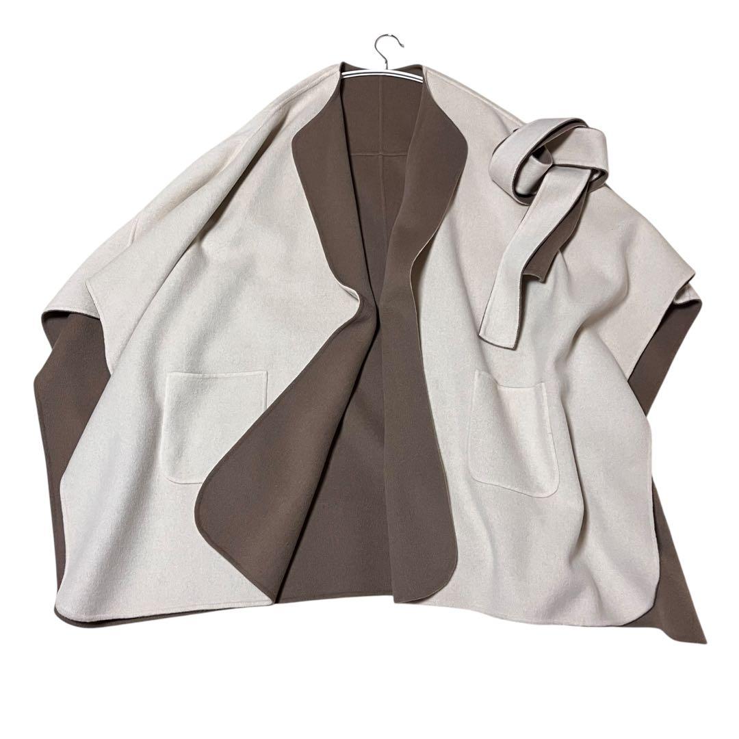 美品✨roku6ロクユナイテッドアローズ リバーポンチョコート 五明祐子さん着用