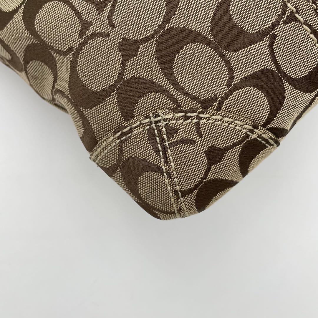 良品✨コーチ ブリーカー ショルダーバッグ キャンバス×レザー ソーホー 金具