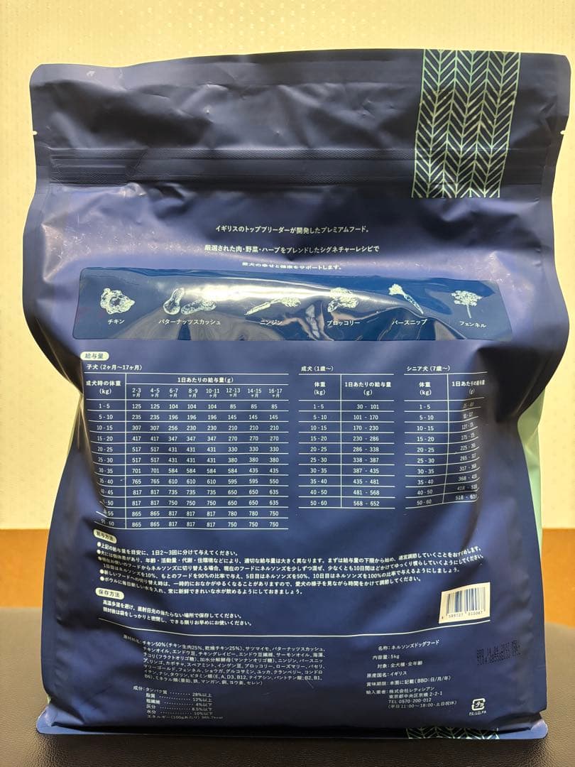 ネルソンズドッグフード　5kg