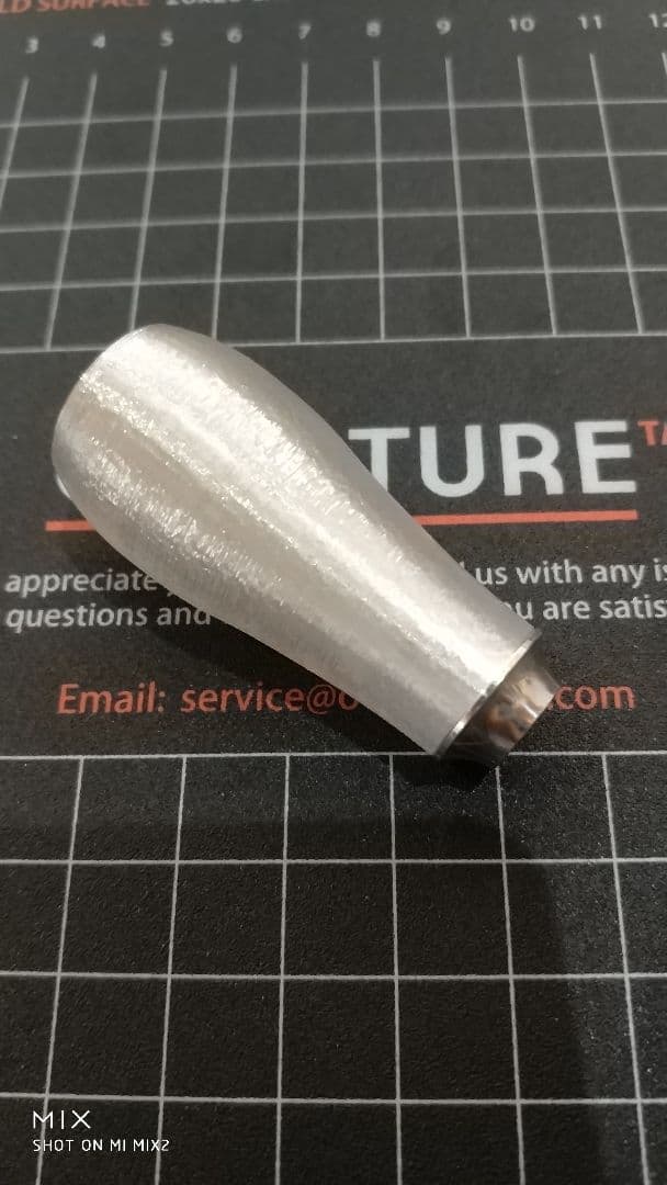 ハンドメイドノブ　タイプJ2　クリヤー　2個1セット