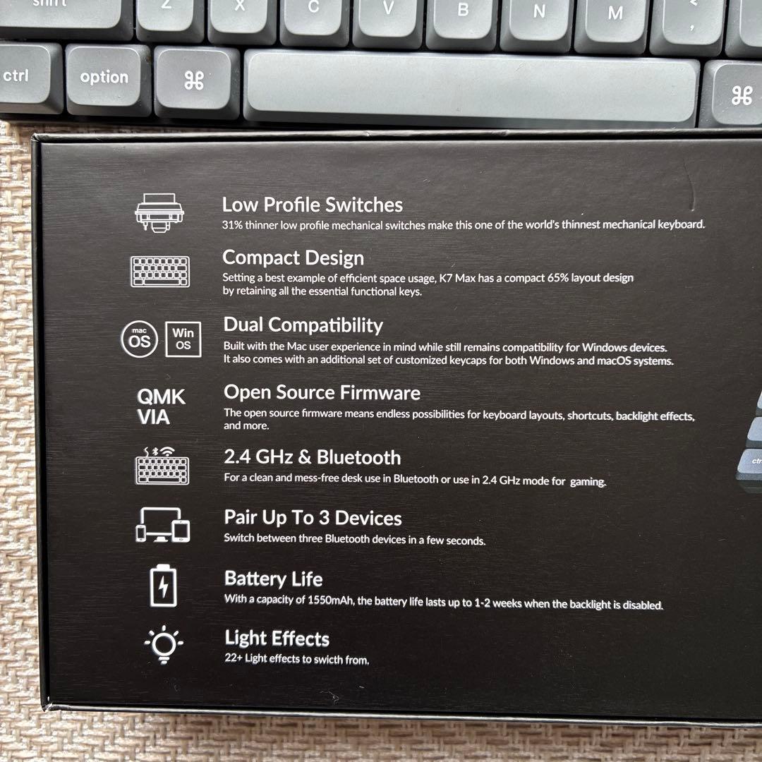 Keychron K7 Max US配列