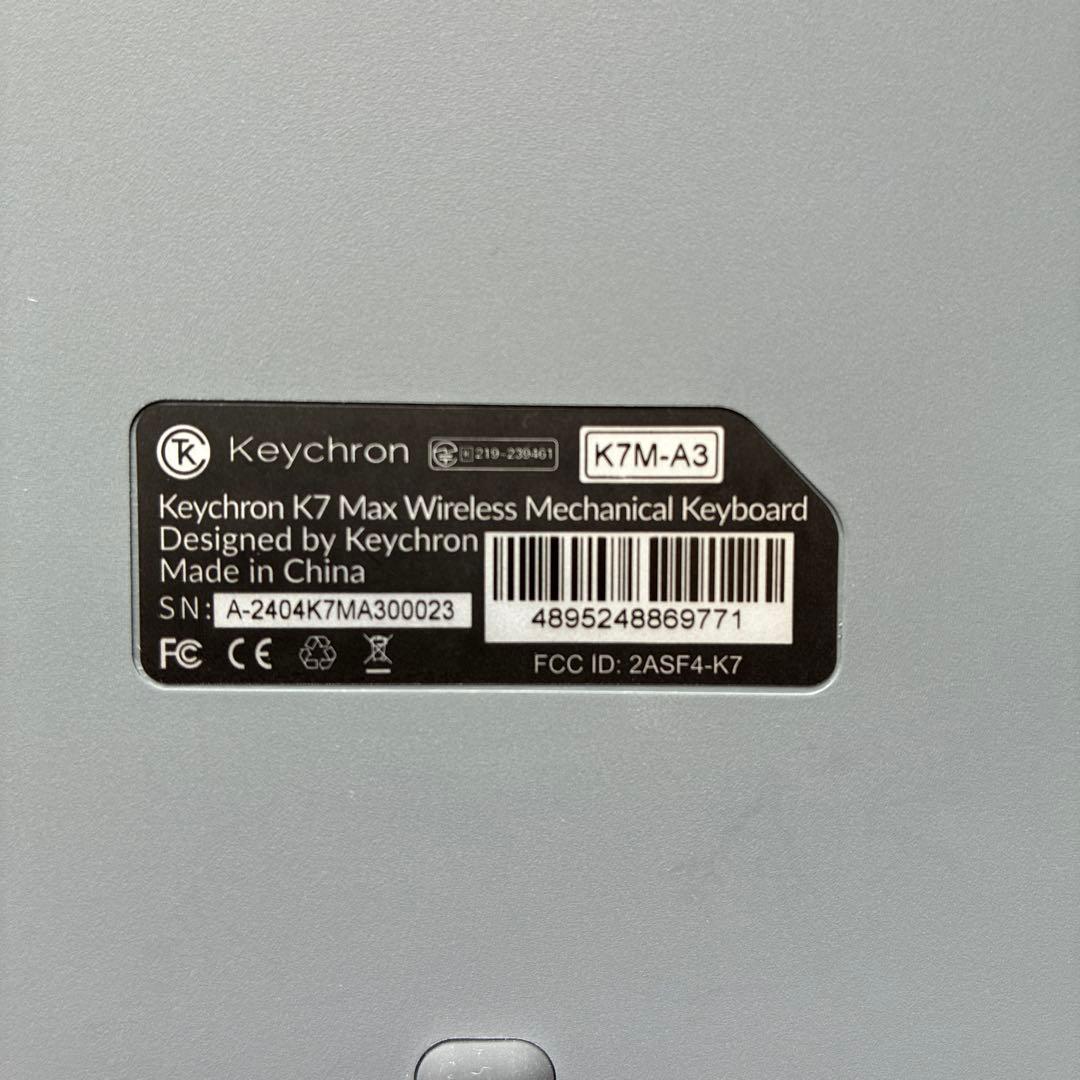 Keychron K7 Max US配列