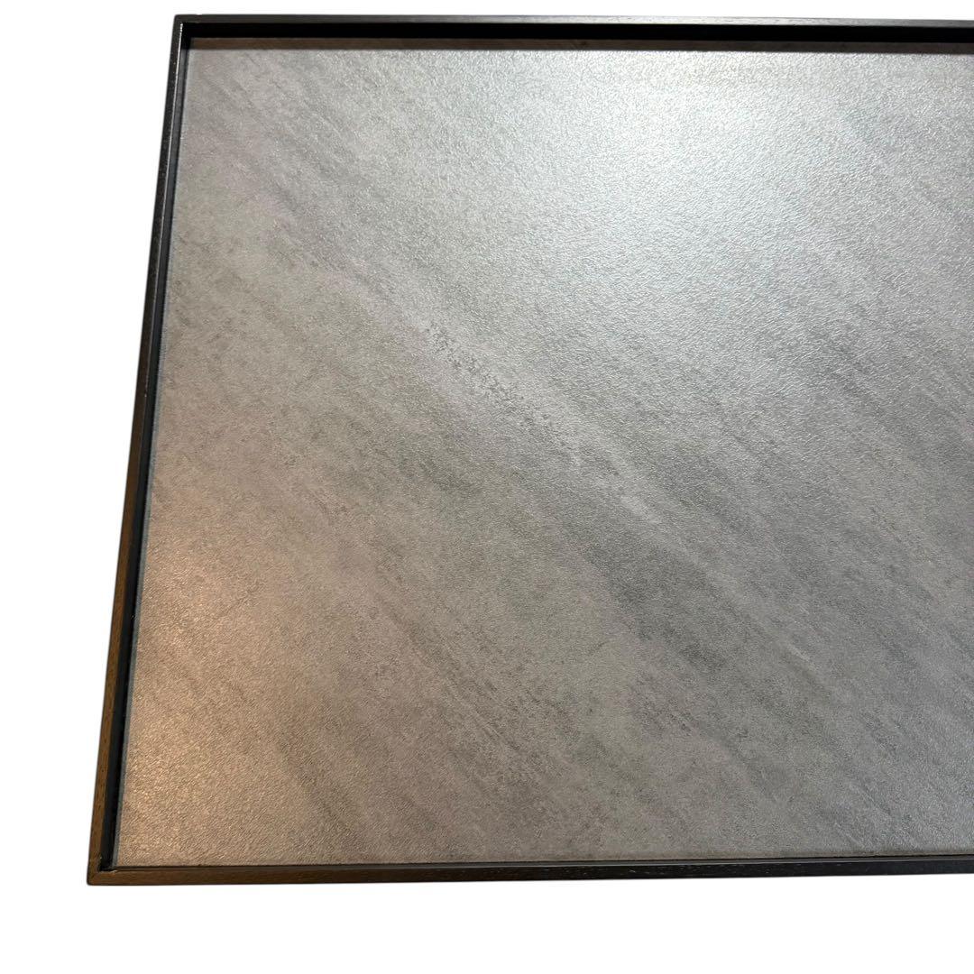 東谷 ネストローテーブル2個セット 大理石調×オーク