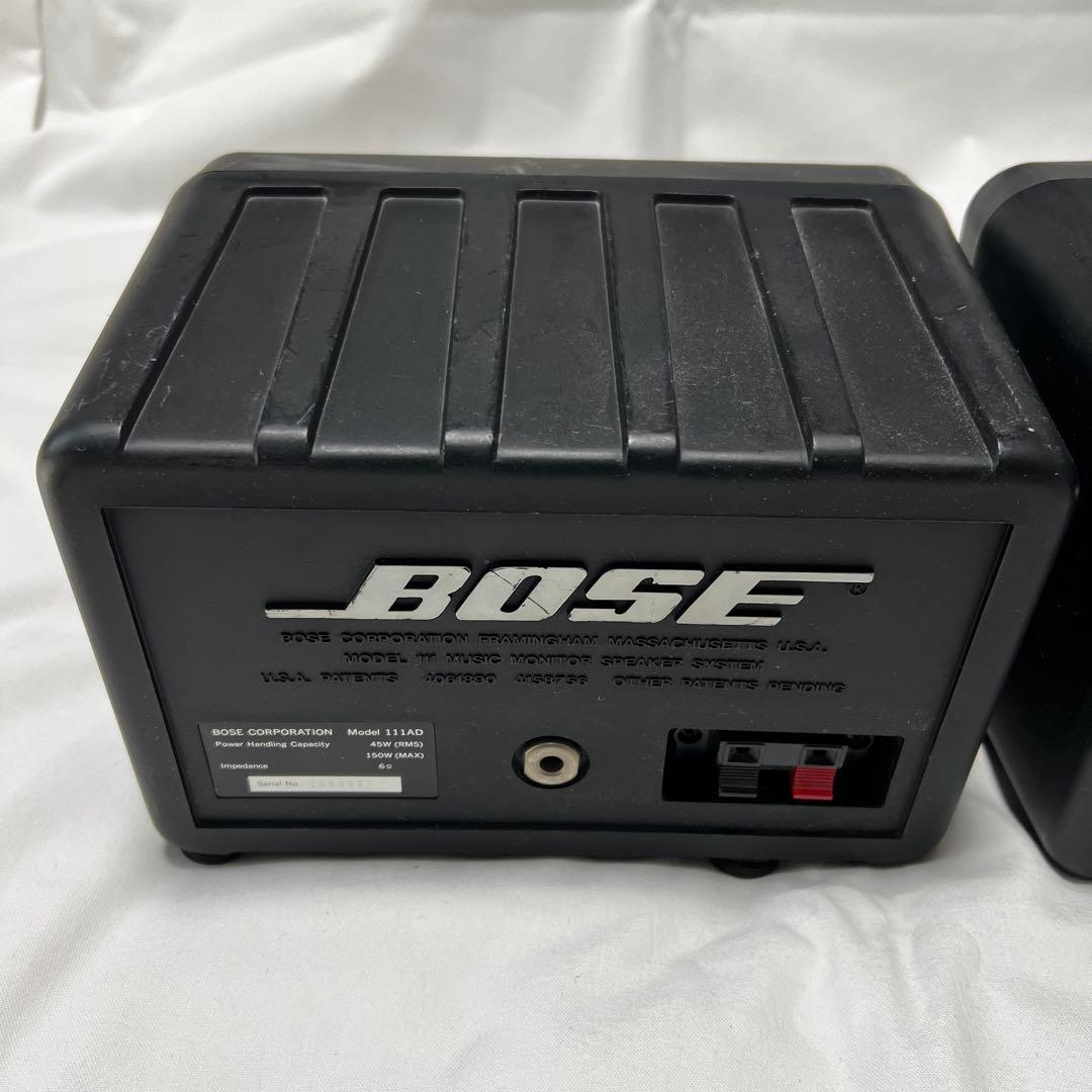 大人気品 BOSE ボーズ 111AD スピーカー ペア　高出力　シリアル連番①