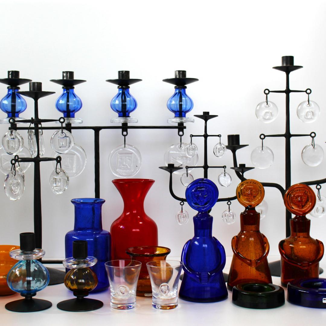 【刻印有】Erik Hoglund　エリックホグラン　ツリー型キャンドルスタンド