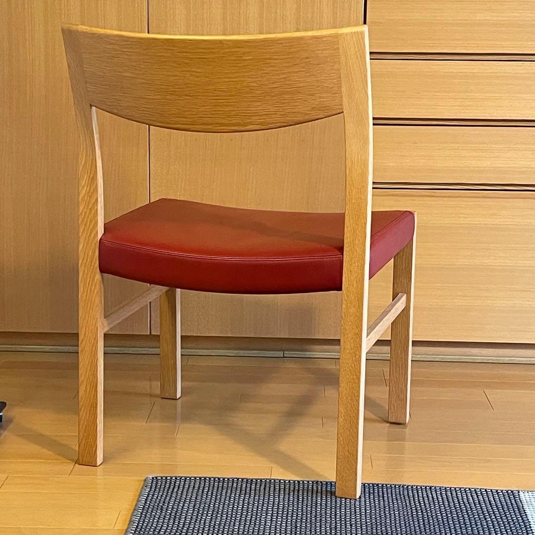 ③ カンディハウス ダイニングチェア レジェーロ　レザー