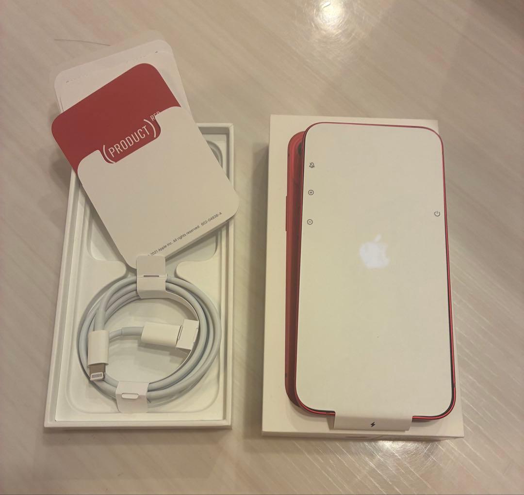 iPhone 13mini 128GB RED SIMフリー ほぼ未使用