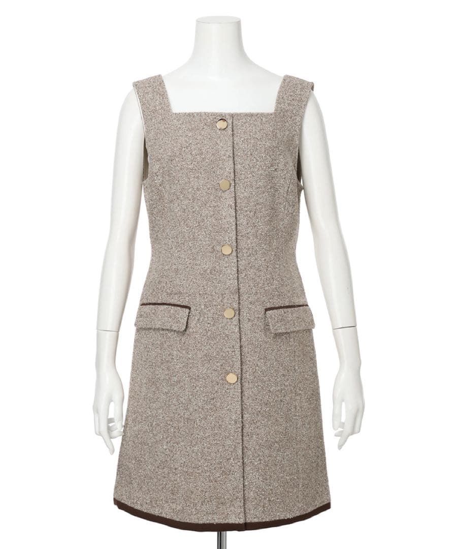 スクエアネックミニジャンスカ ワンピース アプワイザー・リッシェ