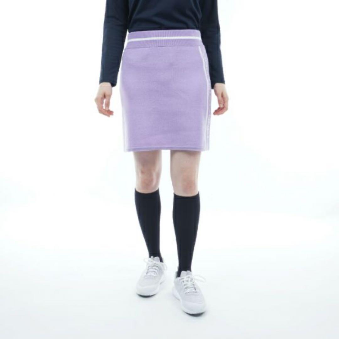 ゴルフ レディーススカート L ラベンダー