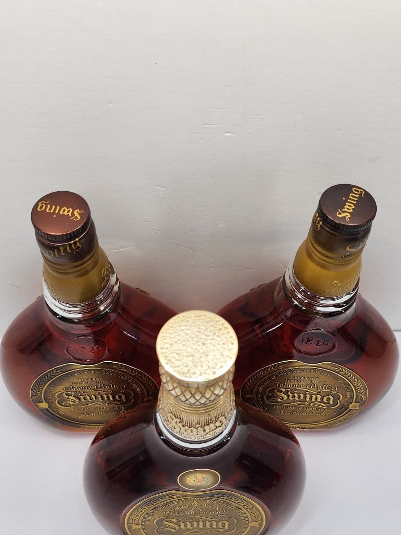 Johnnie Walker Swing 3本セット スコッチ ウイスキー 古酒