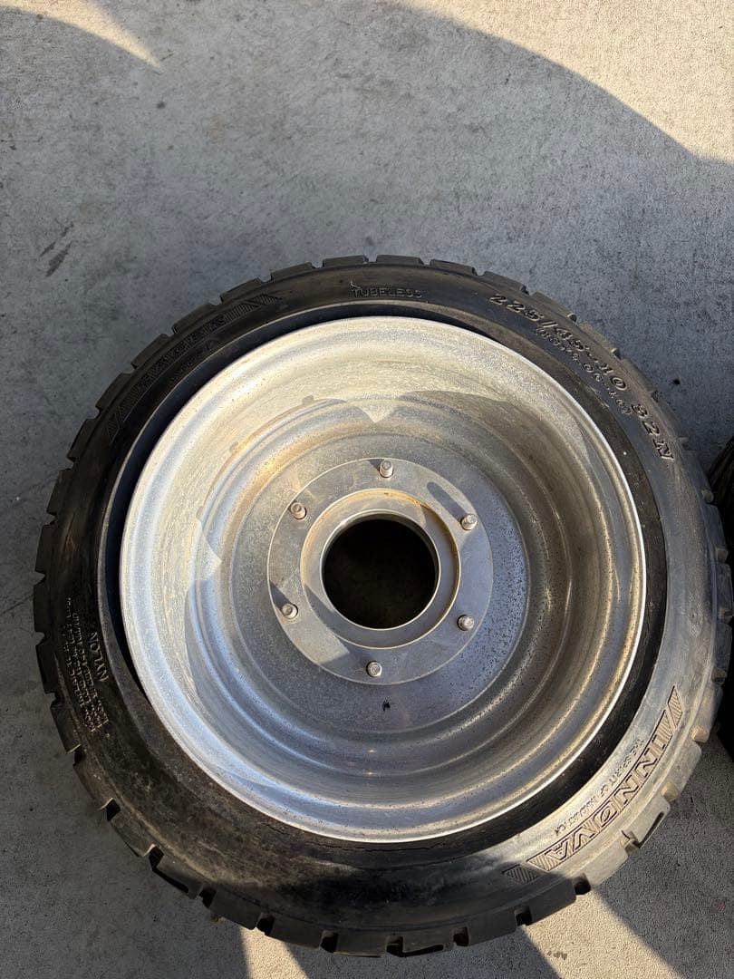 225/45-10 ジャイロキャノピー　ホイールとスペーサーセット