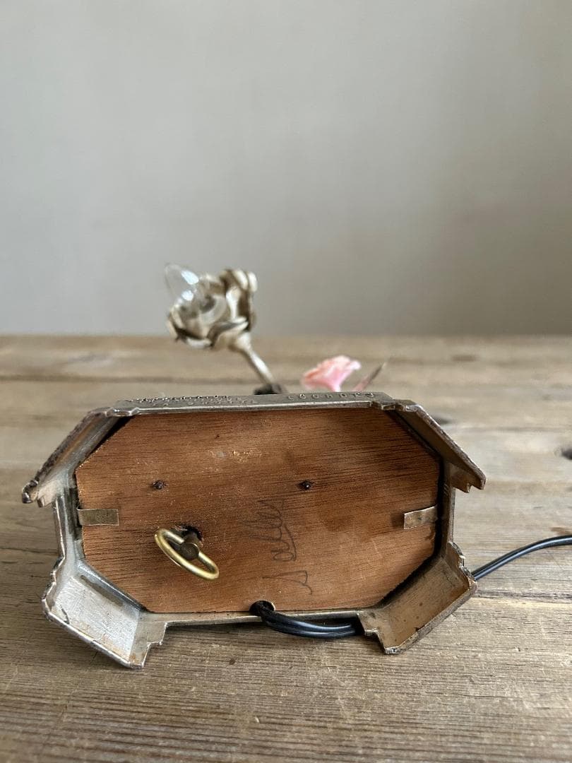 フランス　ルルドの泉　マリア　ランプ　オルゴール