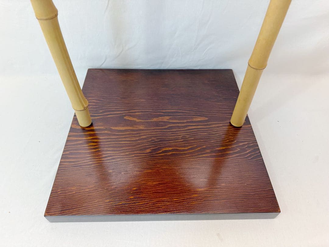 未使用 茶道具 三友棚 三千家好み 蒔絵 組み立式 タナピタット付 元箱