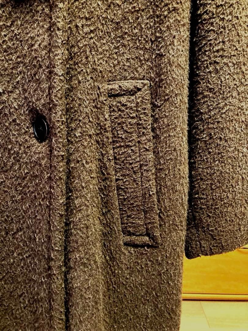 Demi-Luxe BEAMS ナッピングウールダブルブレストコート