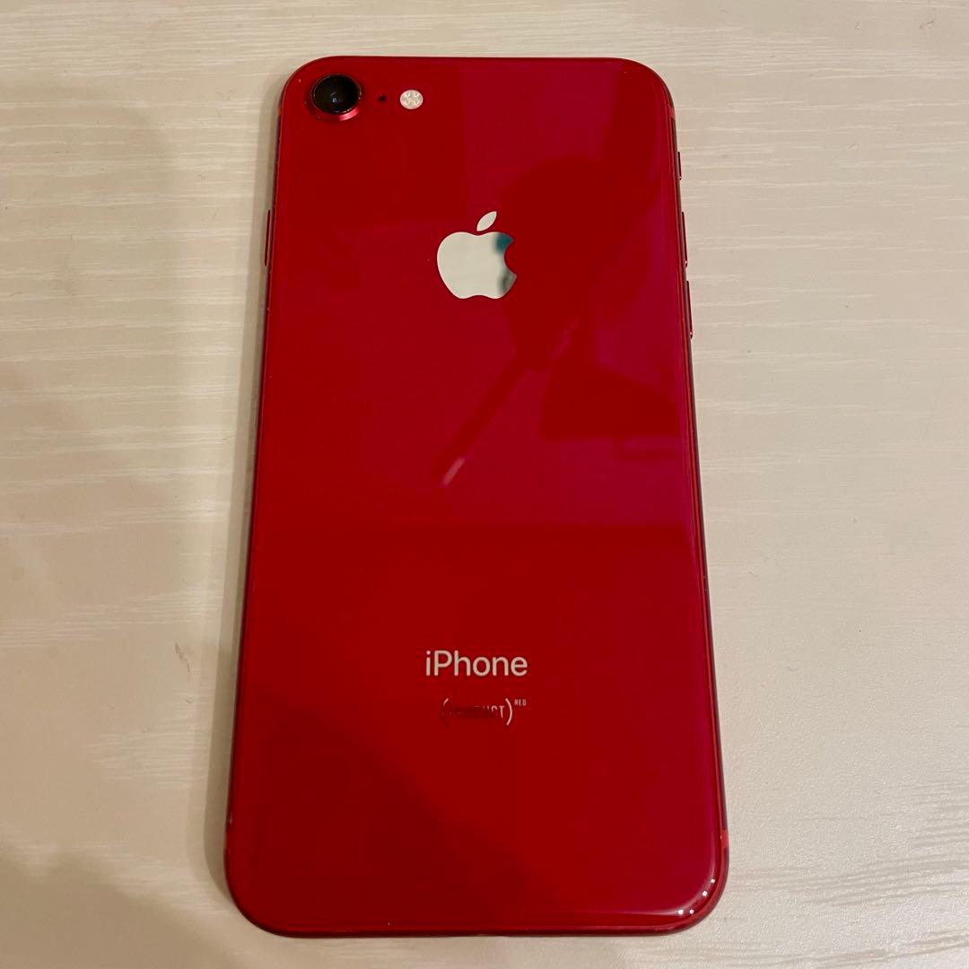iPhone8 64GB SIMフリー レッド 箱付き