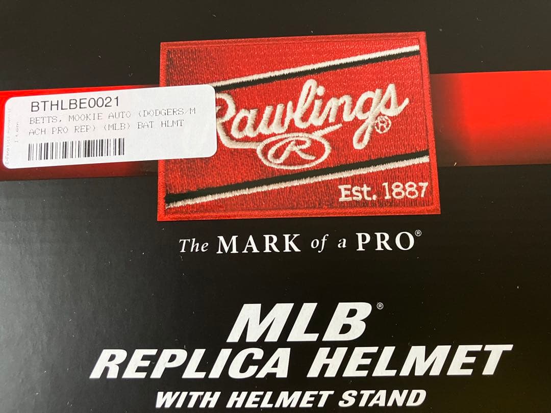 ムーキーベッツ 直筆サイン入り ヘルメット 大谷翔平 所属 MLBドジャース