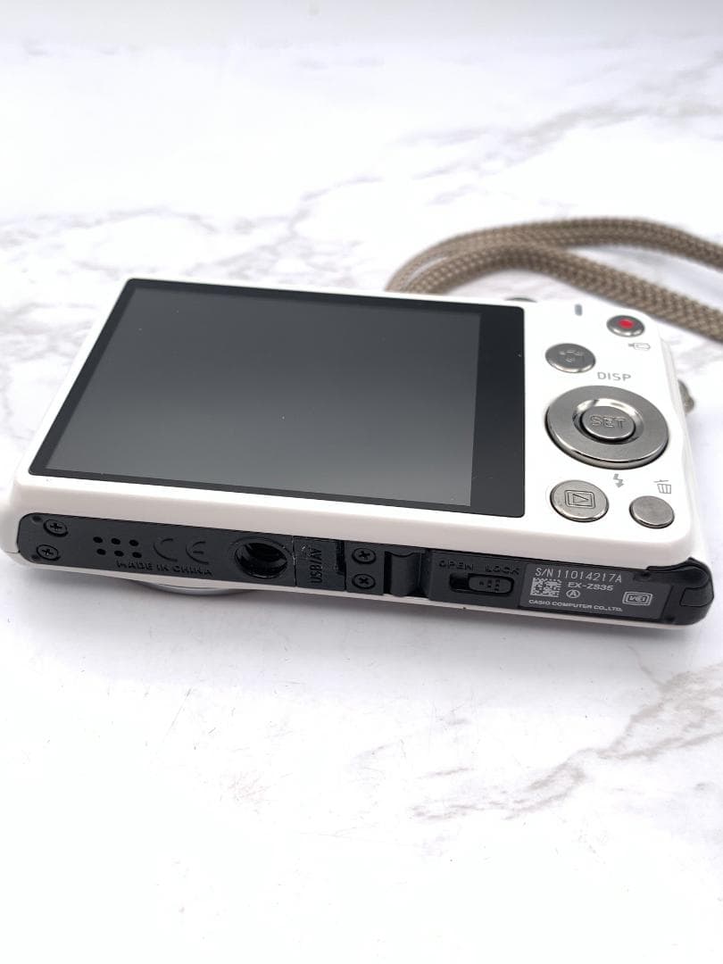 【動作確認済】CASIO EXILIM デジタルカメラ EX-ZS35 ホワイト