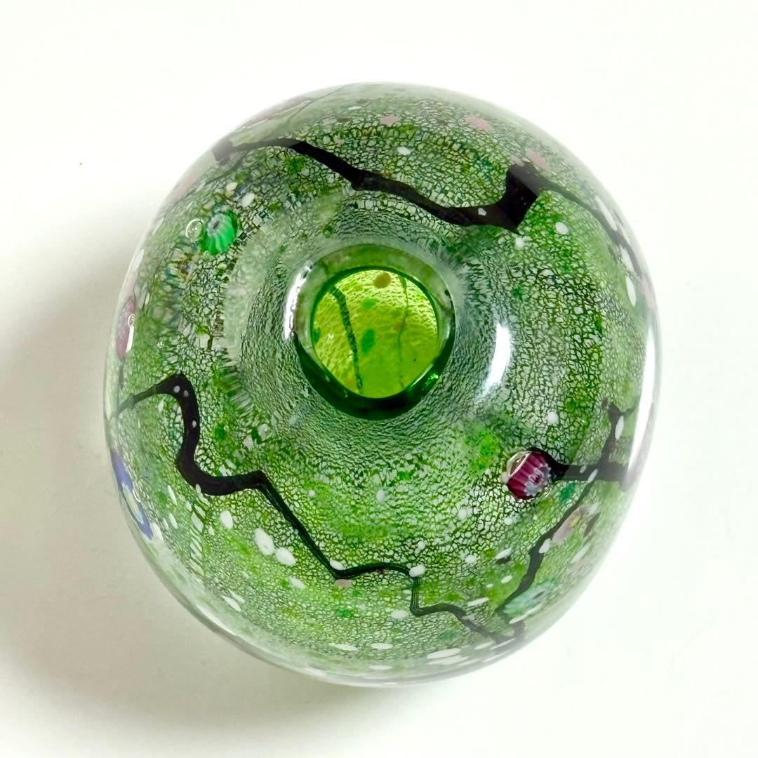 現代の名工 黒木国昭 銀彩象嵌 「光琳」 爽 グリーン 花瓶 芸術品 作家物