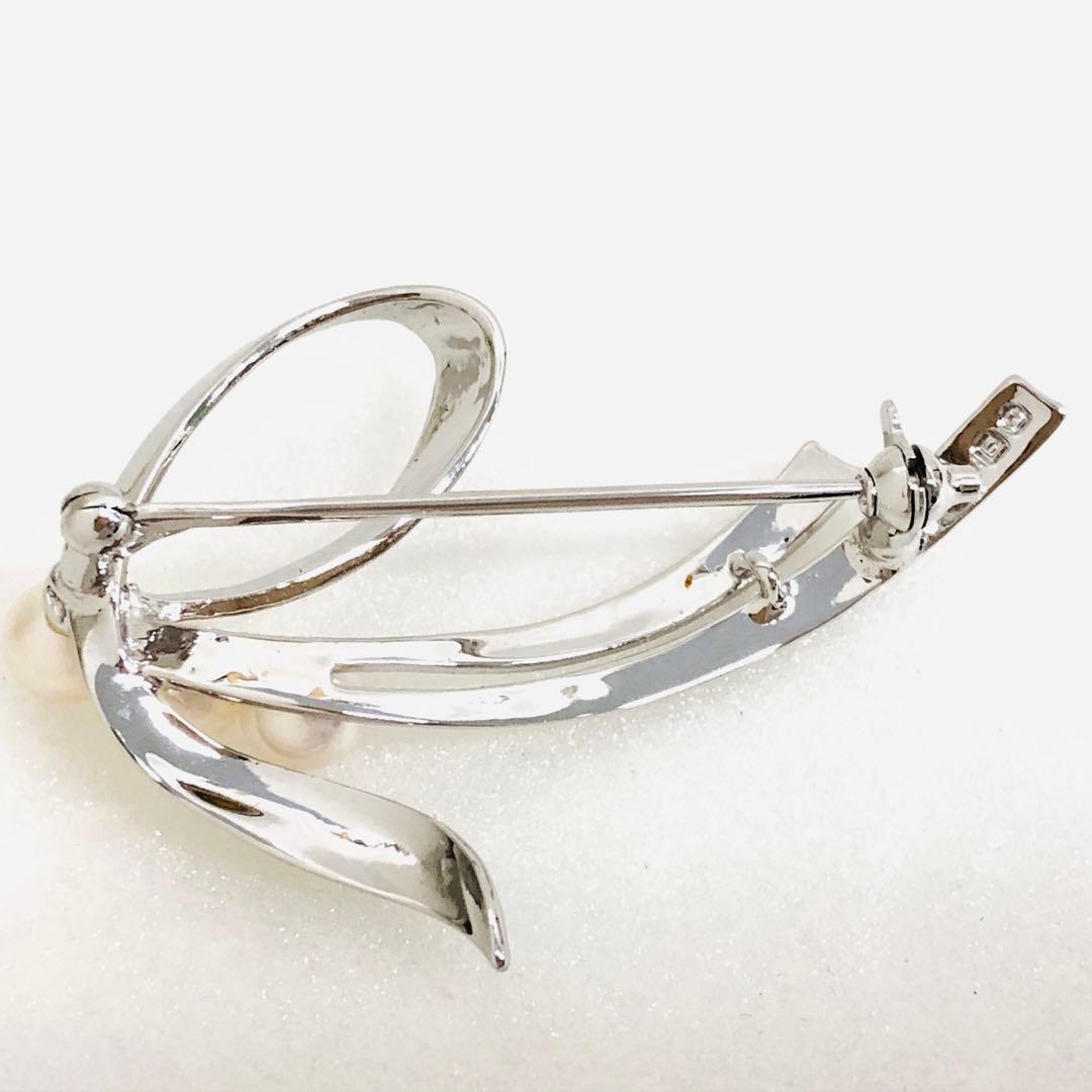 M12/041 MIKIMOTO ミキモト ブローチ シルバー