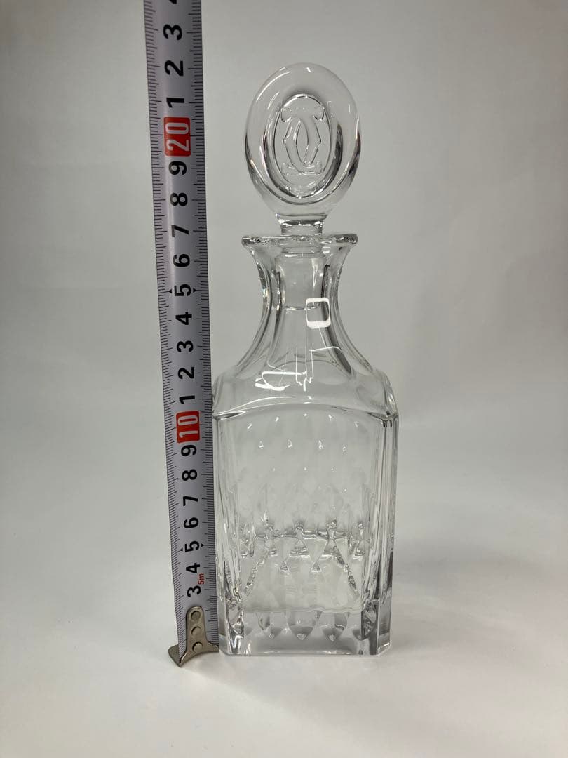 カルティエ Cartier デキャンタ クリスタル ガラス 未使用 保管品