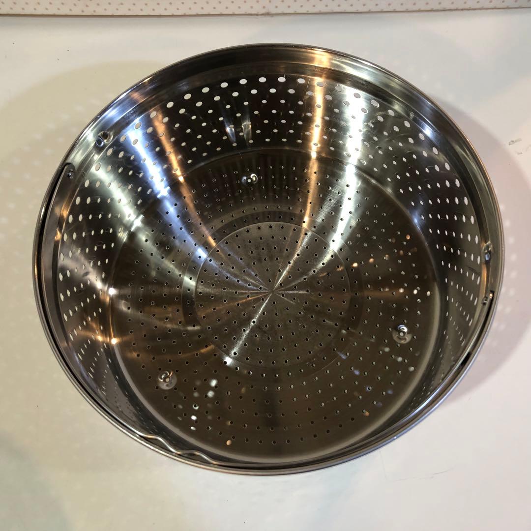 CRISTEL クリステル24cm 深鍋・クッキングバスケット•フタ3点セット