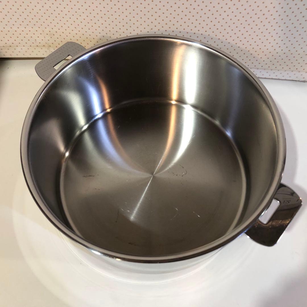 CRISTEL クリステル24cm 深鍋・クッキングバスケット•フタ3点セット