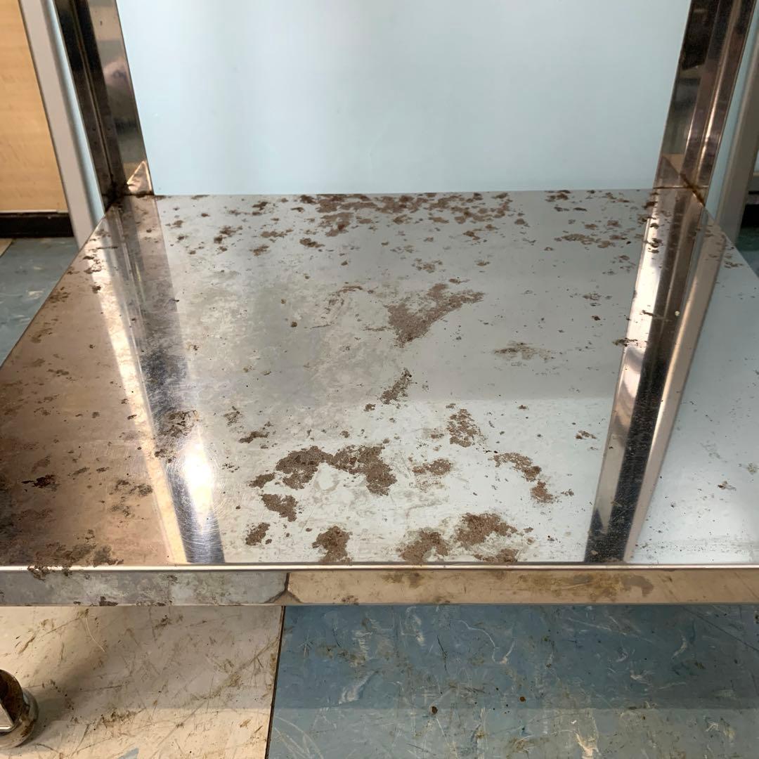 業務用ステンレス作業台 調理台 高さ790㎜×幅600㎜×奥行500㎜ ガス台