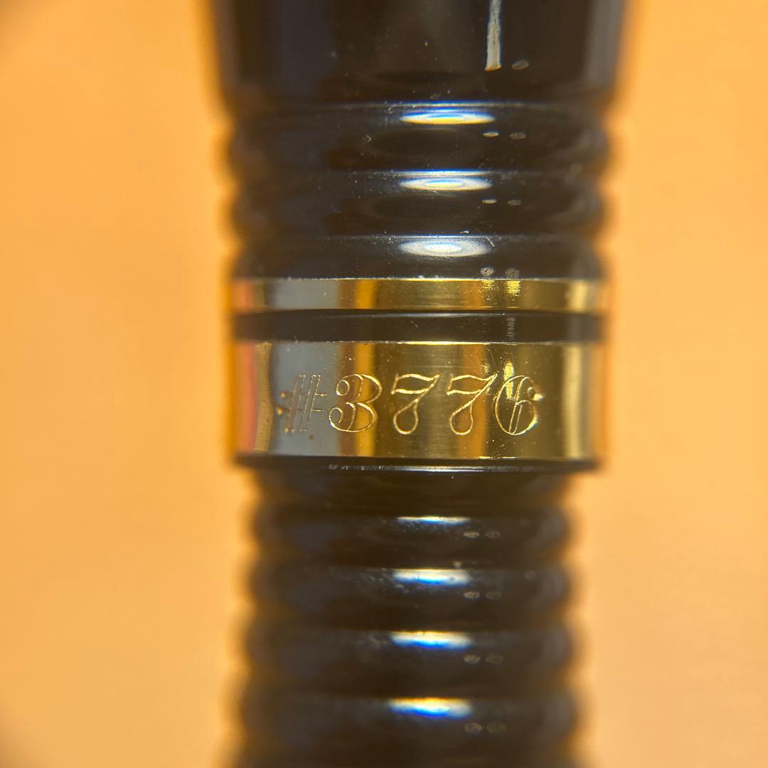 プラチナ万年筆　ギャザード　細軟　SF 14k 珍品