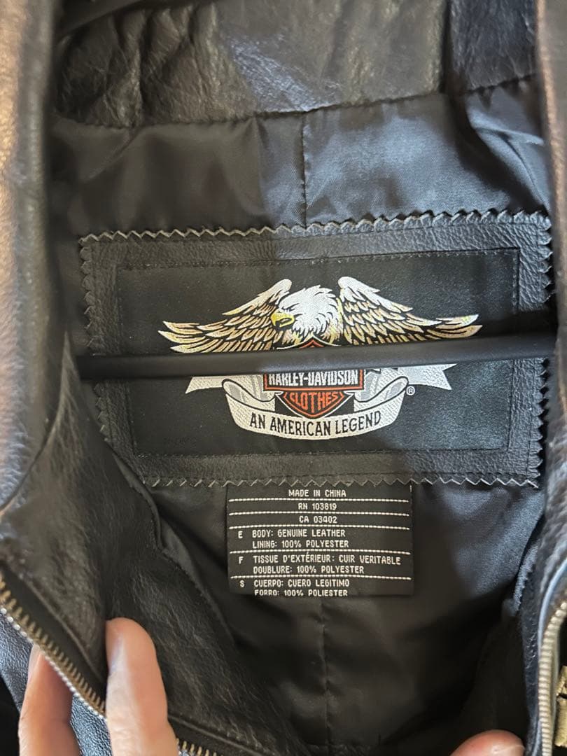 ウ*マ様 【Harley-Davidson】レザーベスト