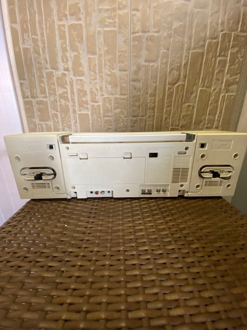 AIWA ラジカセ デュアルカセットデッキ CA-W3 アイワ　レトロ