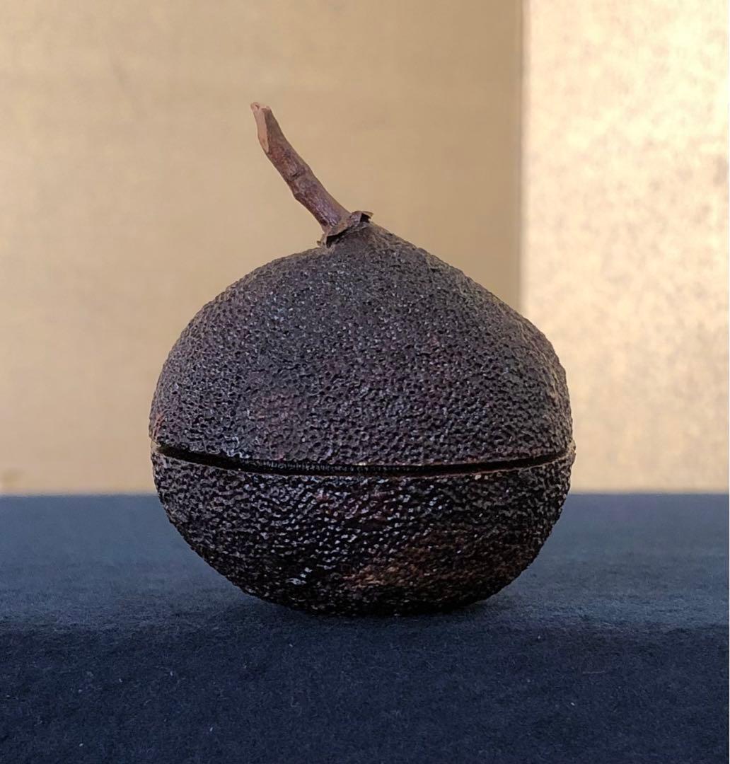 《R》茶道具 橙香合 池之浦大起作 共箱　260209け1