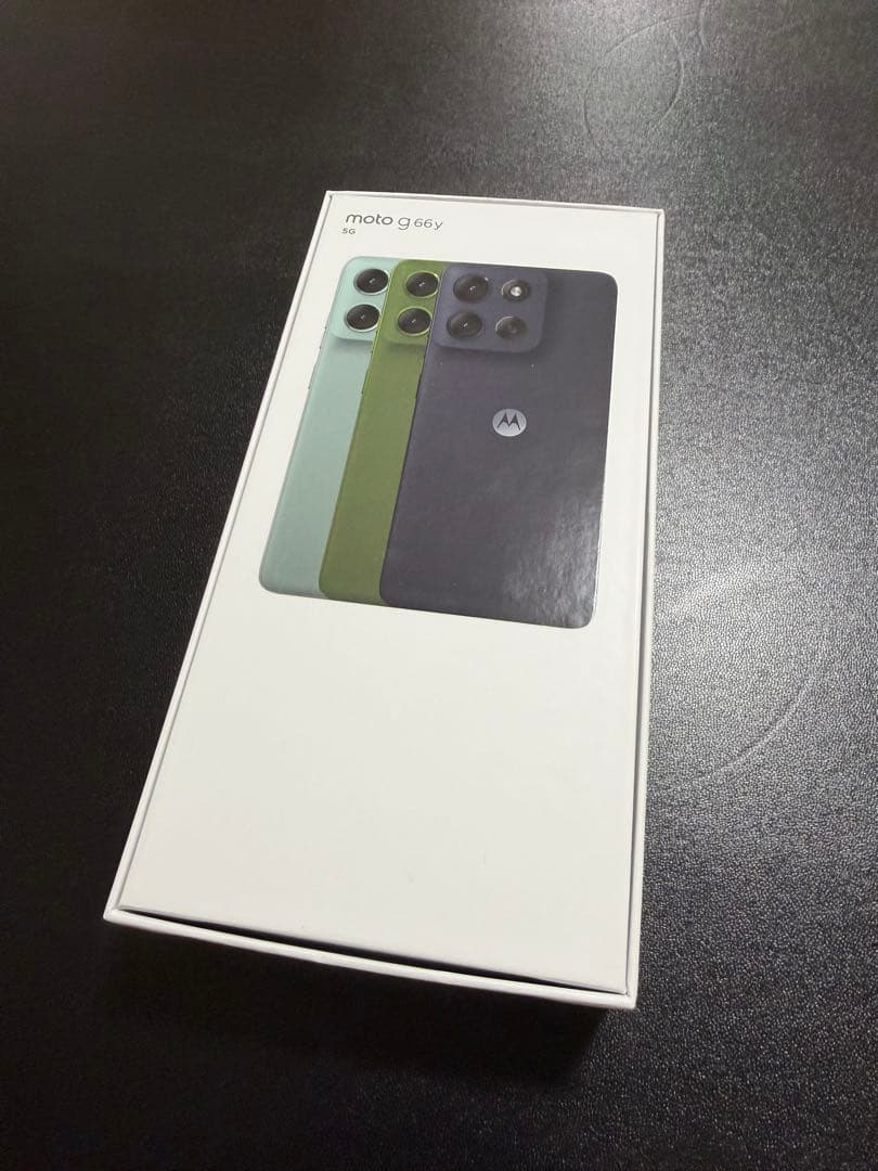 【美品】moto g66y 5G ブラックオイスター SIMフリー 即日発送！