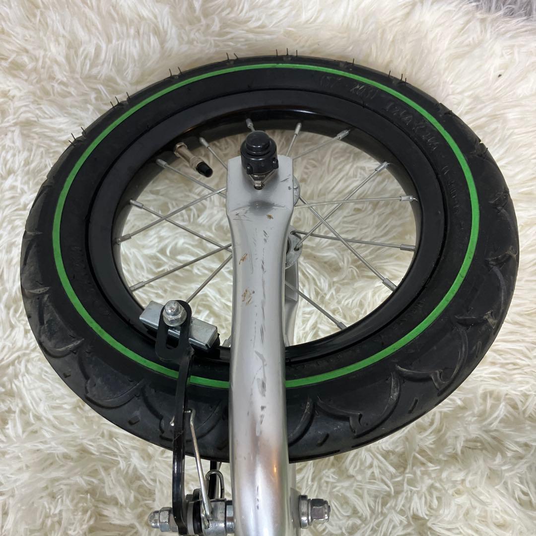 【極美品】へんしんバイク　12インチ　グリーン　緑　付属品多数