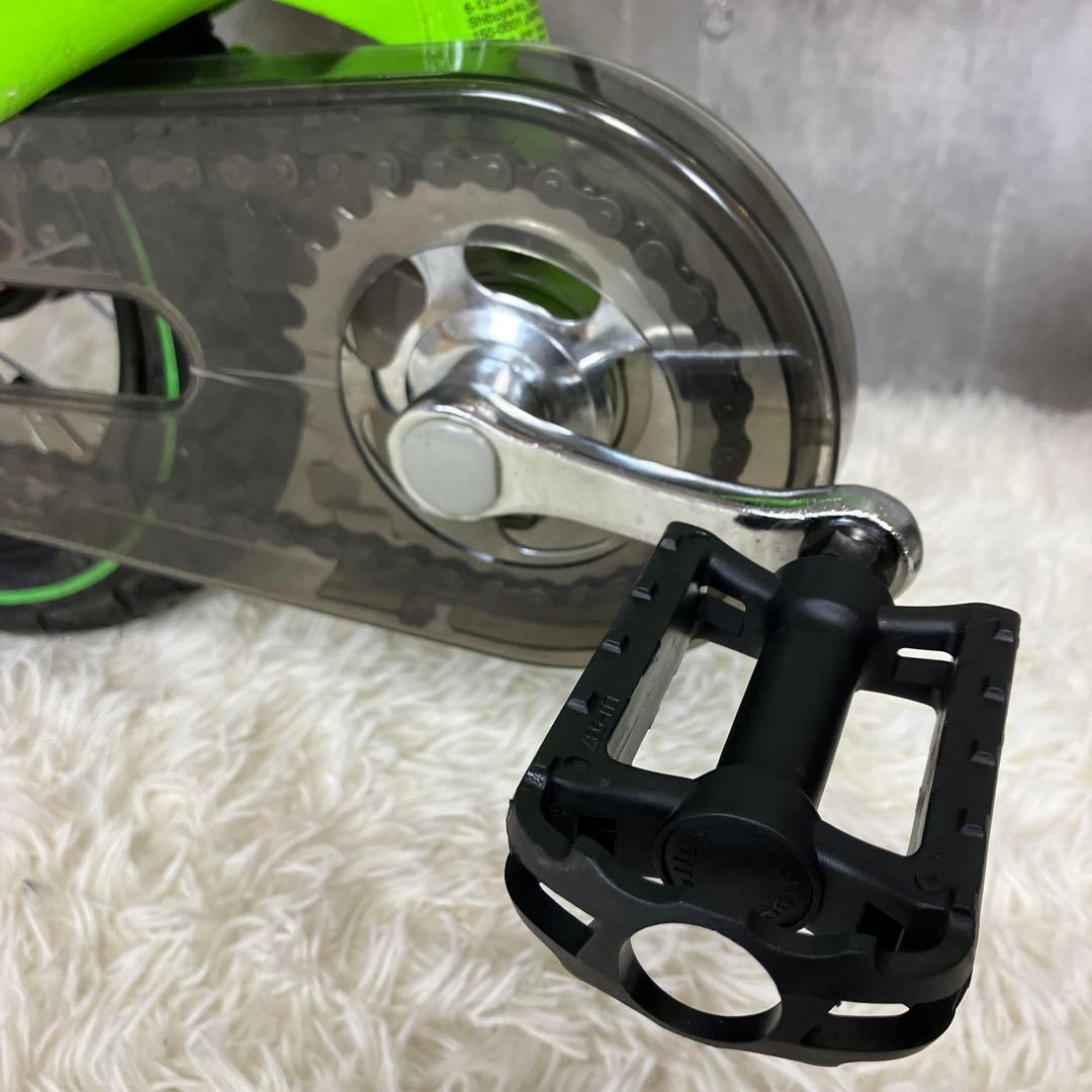 【極美品】へんしんバイク　12インチ　グリーン　緑　付属品多数