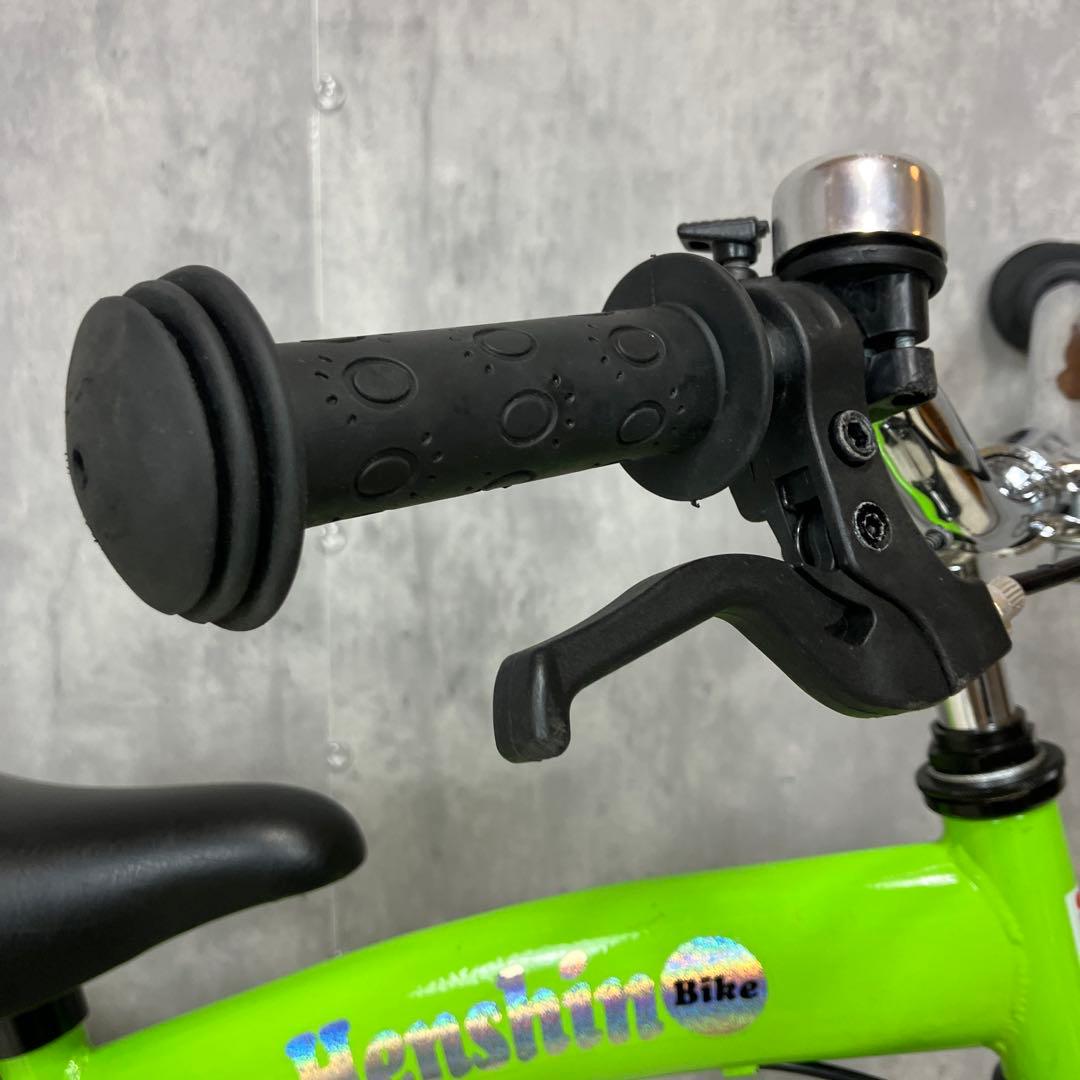 【極美品】へんしんバイク　12インチ　グリーン　緑　付属品多数