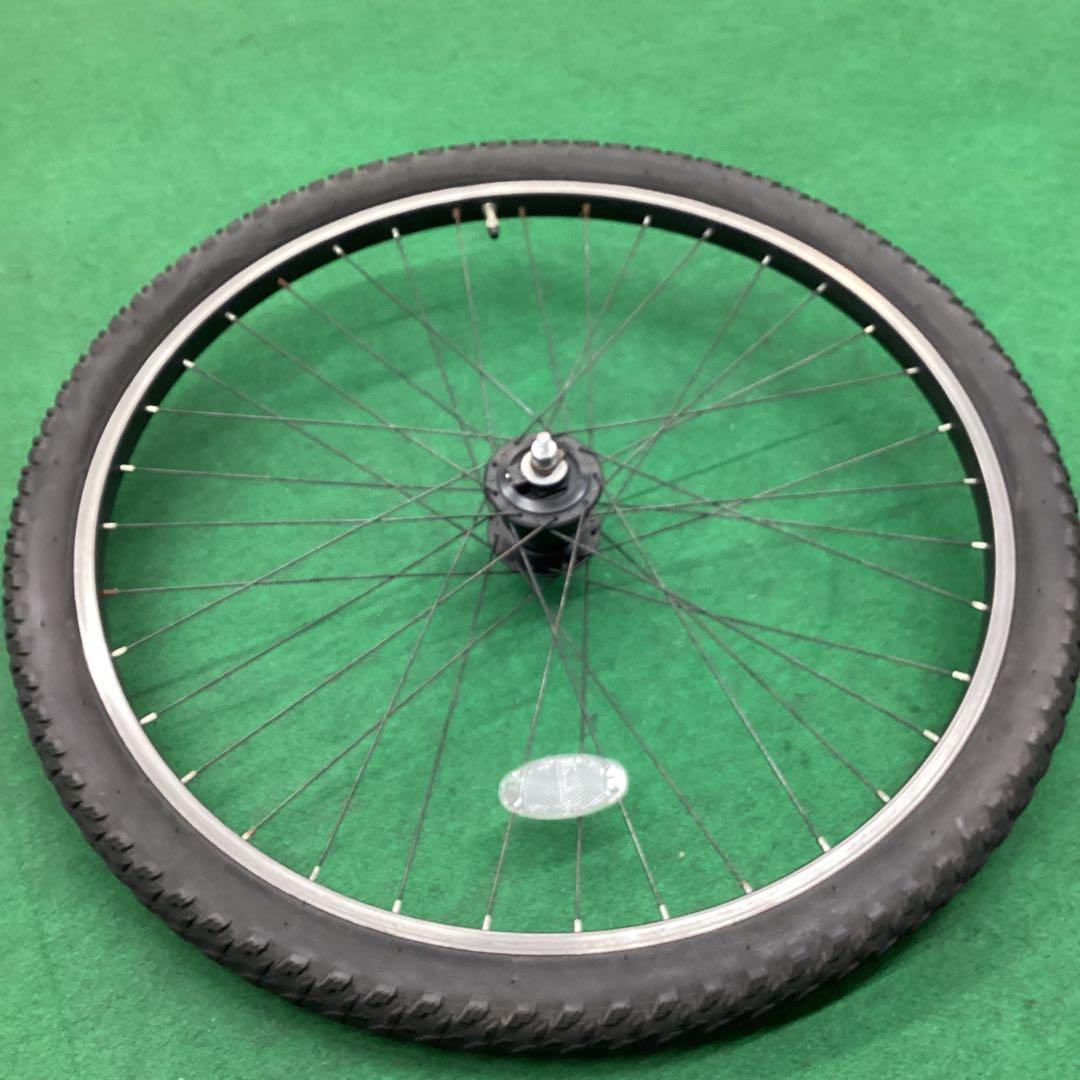 アルミリム 前輪 27.5×1.95 タイヤ付 27.5インチ　J2端子　オート