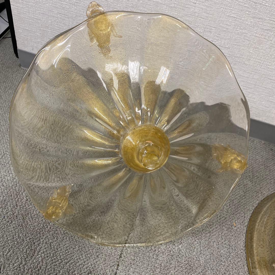 19世紀　ヴェネチア　コンポート　特大品　タトチ　東さ8-0107④