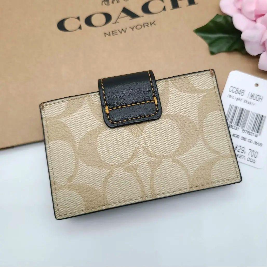 新品　COACH　コーチ　カード入れ　定期入れ　名刺入れ