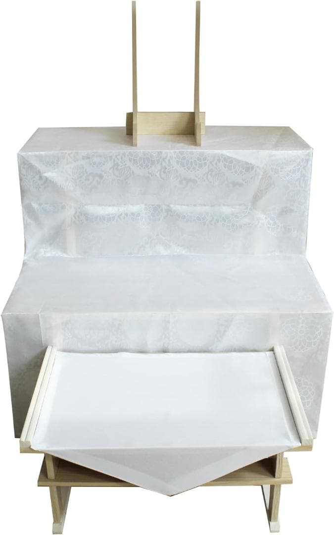 経机 桐調45cm 盆用 仏事 仏具 法事 法要 目安箱 神具 供養 お墓