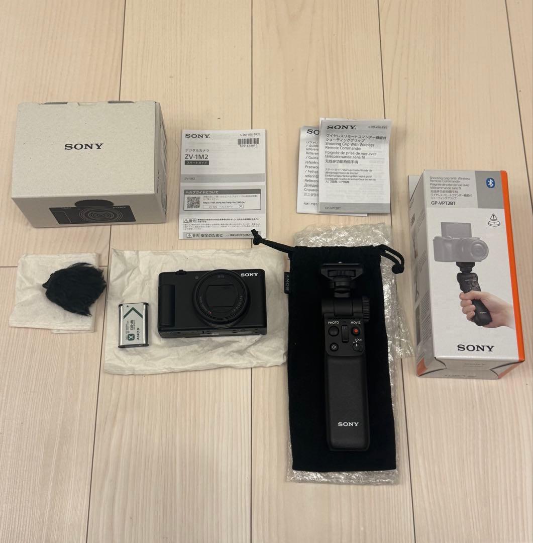 SONY コンパクトデジタルカメラ ZV-1M2 / GP-VPT2BT セット