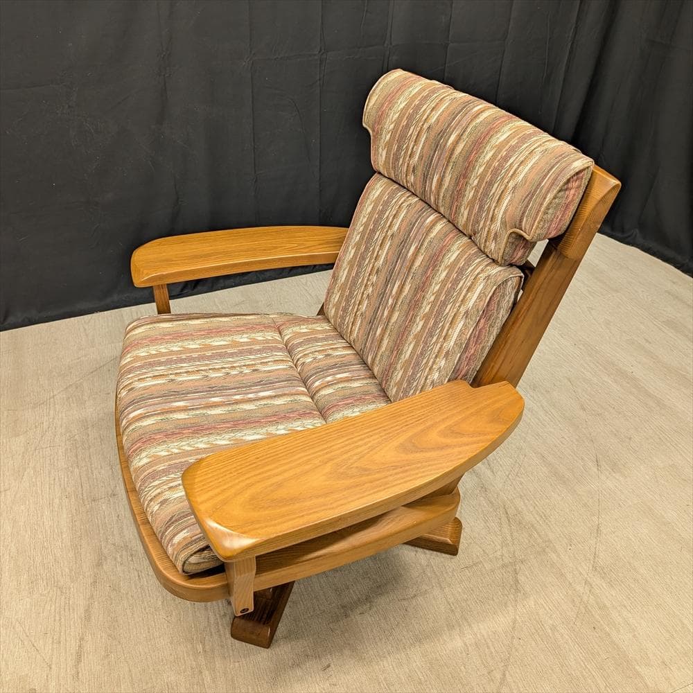 イーストウッド　回転式　アームチェア　一人掛け　シングルソファ　1P　チェア　A