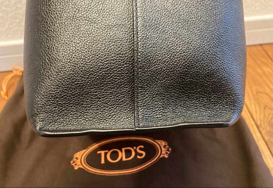 トッズ TOD'S タイムレス ミニ ショッピングバッグ ショルダー ブラック