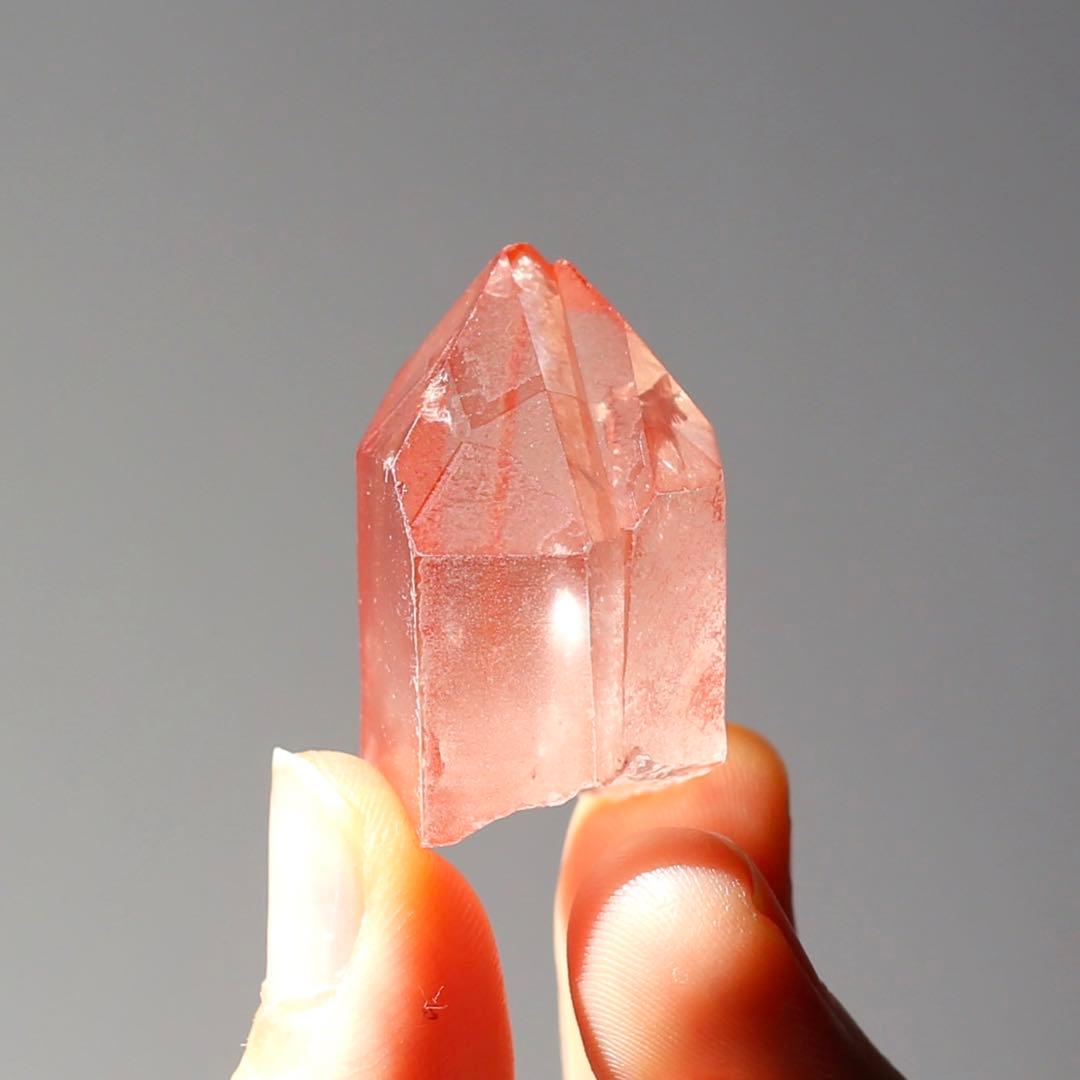 ソウルメイトツイン ディープピンクレムリアンシード 天然石 水晶 ツインレイ