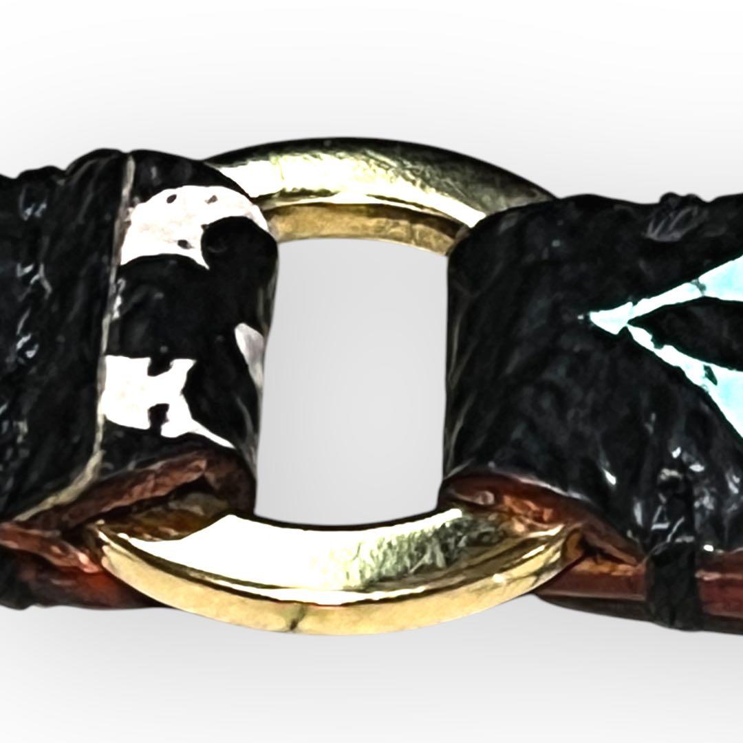 B242-8 モノグラム マルチカラー グラファイト スマホ ストラップ