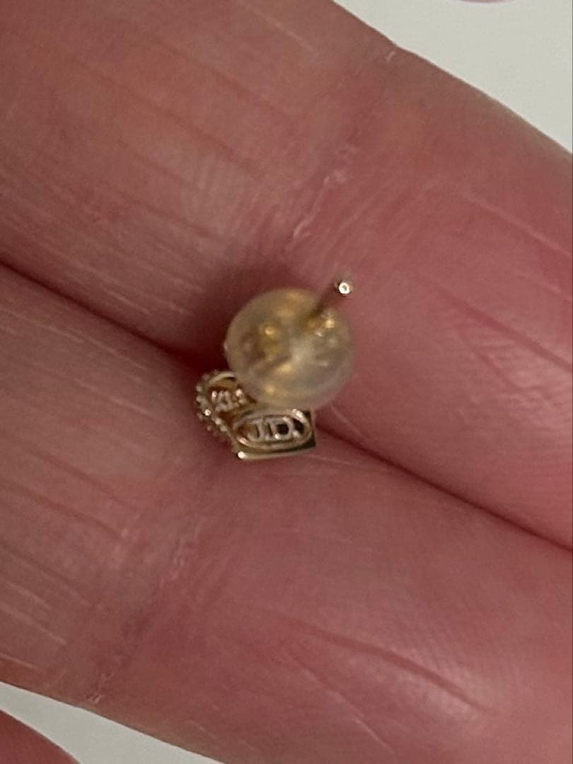 ジャスティンデイビス　王冠シングルピアス18金ピンクゴールド