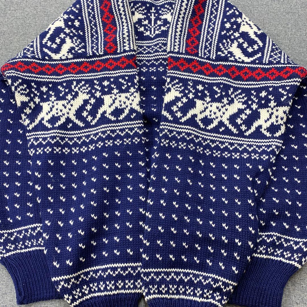 N434◯ 新品 DALEOFNORWAY ノルディック柄 ニット L