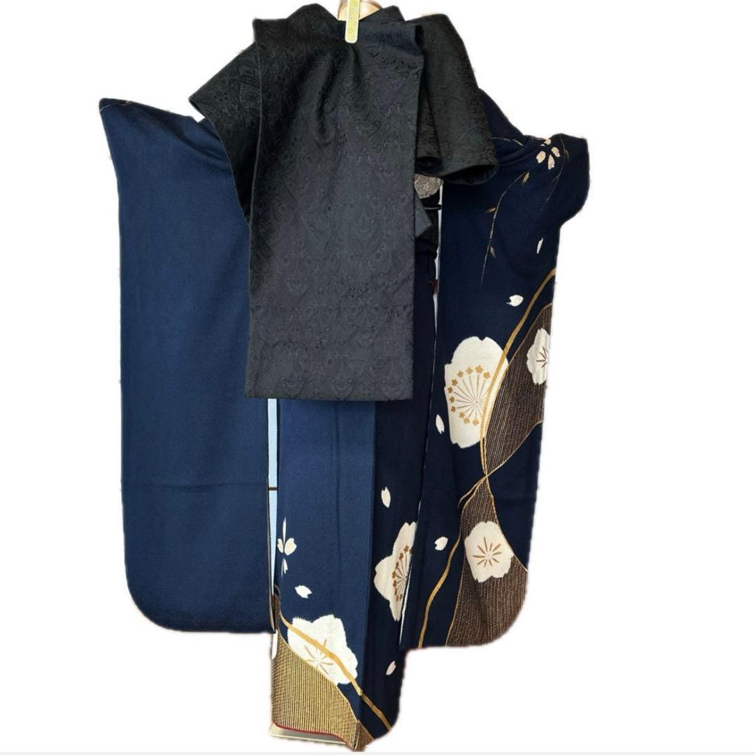 紺色Midnight Mode♡振袖フルセット 成人式前撮り謝恩会