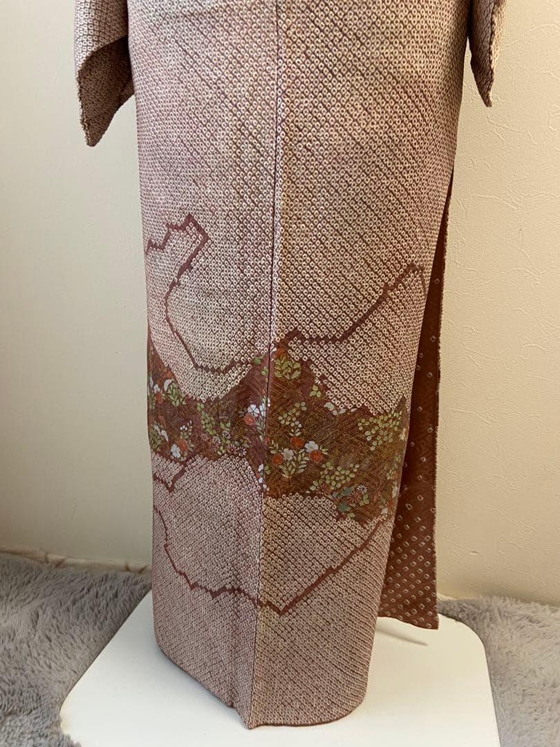 im☆様 正絹　絞り　訪問着　袷