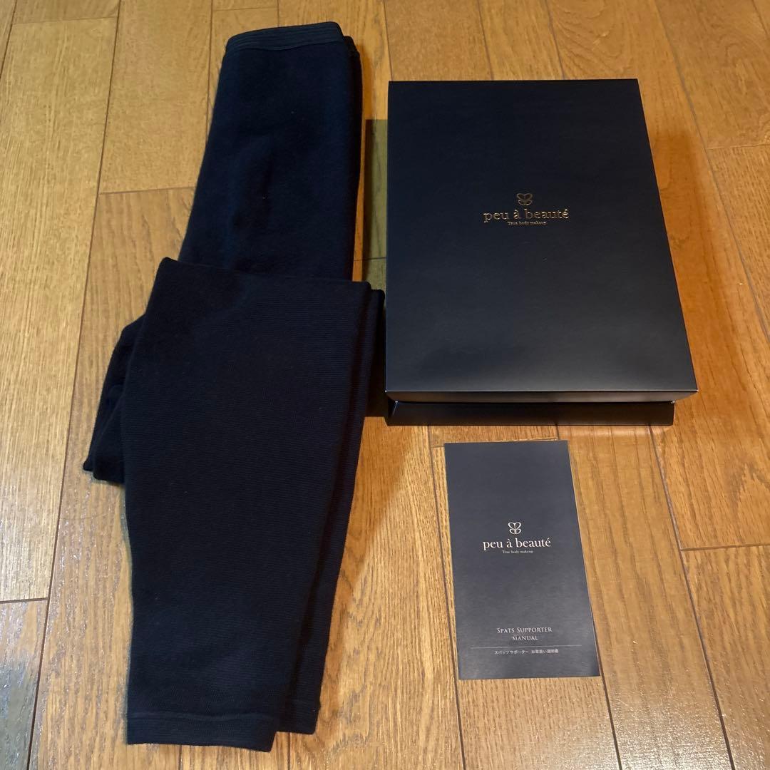 peu à beauté スパッツサポーター Lサイズ ブラック